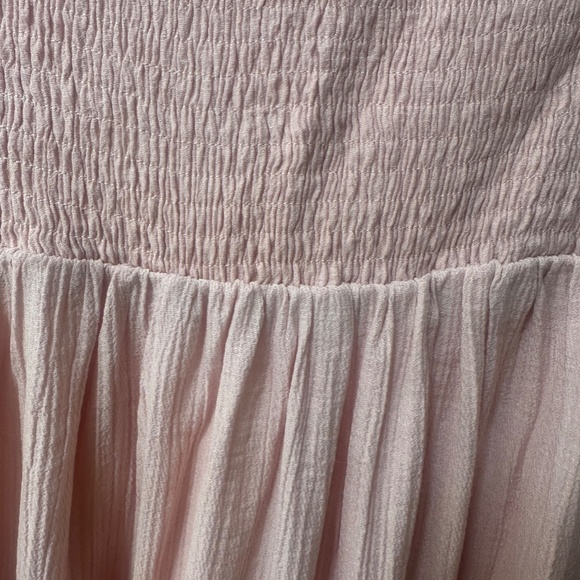 Lovers and Friends Fielle Halter Strapless Midi Dress  (Sz XS, S, Baby Pink) NEW - Picture 4 of 12